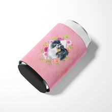 Load image into Gallery viewer, Papillon Pink Flowers Can or Bottle Hugger CK4165CC
