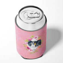 Load image into Gallery viewer, Papillon Pink Flowers Can or Bottle Hugger CK4165CC