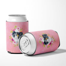 Load image into Gallery viewer, Papillon Pink Flowers Can or Bottle Hugger CK4165CC