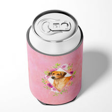 Load image into Gallery viewer, Rhodesian Ridgeback Pink Flowers Can or Bottle Hugger CK4175CC