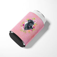 Load image into Gallery viewer, Giant Schnauzer Pink Flowers Can or Bottle Hugger CK4178CC