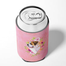 Load image into Gallery viewer, Saint Bernard #1 Pink Flowers Can or Bottle Hugger CK4186CC
