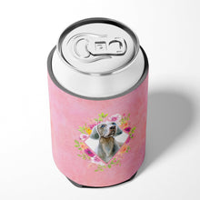 Load image into Gallery viewer, Weimaraner Pink Flowers Can or Bottle Hugger CK4191CC