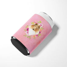 Load image into Gallery viewer, Collie Pink Flowers Can or Bottle Hugger CK4216CC