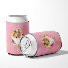 Load image into Gallery viewer, Collie Pink Flowers Can or Bottle Hugger CK4216CC