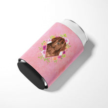 Load image into Gallery viewer, Newfoundland Pink Flowers Can or Bottle Hugger CK4221CC