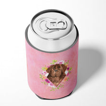 Load image into Gallery viewer, Newfoundland Pink Flowers Can or Bottle Hugger CK4221CC