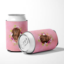 Load image into Gallery viewer, Newfoundland Pink Flowers Can or Bottle Hugger CK4221CC