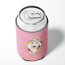 Load image into Gallery viewer, Lakeland Terrier Pink Flowers Can or Bottle Hugger CK4226CC