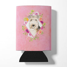 Load image into Gallery viewer, Lakeland Terrier Pink Flowers Can or Bottle Hugger CK4226CC