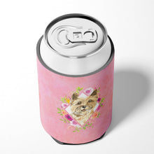 Load image into Gallery viewer, Cairn Terrier Pink Flowers Can or Bottle Hugger CK4250CC