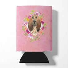Load image into Gallery viewer, Bloodhound Pink Flowers Can or Bottle Hugger CK4259CC