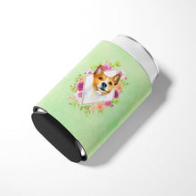 Load image into Gallery viewer, Basenji Green Flowers Can or Bottle Hugger CK4275CC