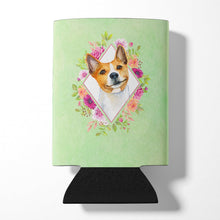 Load image into Gallery viewer, Basenji Green Flowers Can or Bottle Hugger CK4275CC