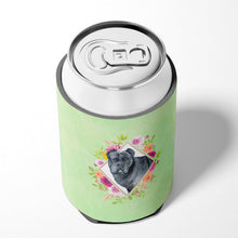 Load image into Gallery viewer, Cane Corso Green Flowers Can or Bottle Hugger CK4285CC