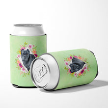 Load image into Gallery viewer, Cane Corso Green Flowers Can or Bottle Hugger CK4285CC