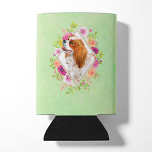 Load image into Gallery viewer, Cavalier King Charles Spaniel Green Flowers Can or Bottle Hugger CK4286CC