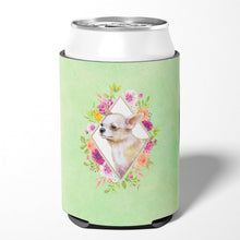 Load image into Gallery viewer, Chihuahua #2 Green Flowers Can or Bottle Hugger CK4289CC