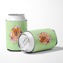 Load image into Gallery viewer, Chow Chow #1 Green Flowers Can or Bottle Hugger CK4291CC