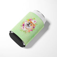 Load image into Gallery viewer, Chow Chow #2 Green Flowers Can or Bottle Hugger CK4292CC