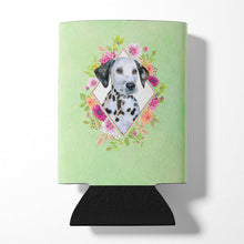 Load image into Gallery viewer, Dalmatian Puppy Green Flowers Can or Bottle Hugger CK4296CC