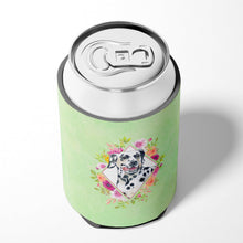 Load image into Gallery viewer, Dalmatian Green Flowers Can or Bottle Hugger CK4297CC
