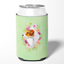 Load image into Gallery viewer, Jack Russell Terrier #2 Green Flowers Can or Bottle Hugger CK4302CC