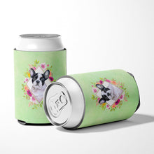 Load image into Gallery viewer, French Bulldog Green Flowers Can or Bottle Hugger CK4303CC
