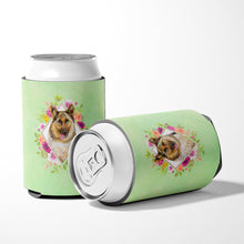 Load image into Gallery viewer, German Shepherd #1 Green Flowers Can or Bottle Hugger CK4306CC