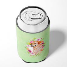 Load image into Gallery viewer, Yellow Labrador Retriever Green Flowers Can or Bottle Hugger CK4318CC