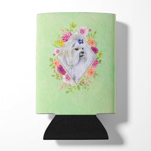 Load image into Gallery viewer, Maltese Green Flowers Can or Bottle Hugger CK4319CC