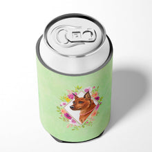 Load image into Gallery viewer, Miniature Pinscher Green Flowers Can or Bottle Hugger CK4321CC