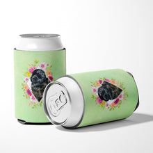 Load image into Gallery viewer, Newfoundland Green Flowers Can or Bottle Hugger CK4323CC
