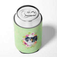 Load image into Gallery viewer, Papillon Green Flowers Can or Bottle Hugger CK4325CC