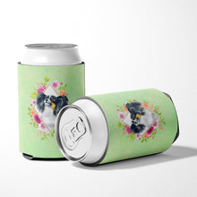 Load image into Gallery viewer, Papillon Green Flowers Can or Bottle Hugger CK4325CC