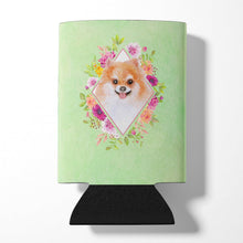 Load image into Gallery viewer, Pomeranian #1 Green Flowers Can or Bottle Hugger CK4329CC