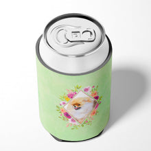 Load image into Gallery viewer, Pomeranian #2 Green Flowers Can or Bottle Hugger CK4330CC