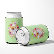 Load image into Gallery viewer, Pomeranian #2 Green Flowers Can or Bottle Hugger CK4330CC