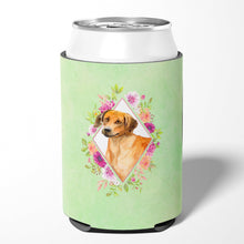 Load image into Gallery viewer, Rhodesian Ridgeback Green Flowers Can or Bottle Hugger CK4335CC