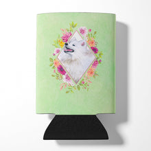 Load image into Gallery viewer, Samoyed Green Flowers Can or Bottle Hugger CK4337CC
