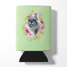Load image into Gallery viewer, Schnauzer Green Flowers Can or Bottle Hugger CK4339CC