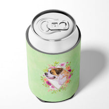 Load image into Gallery viewer, Saint Bernard #1 Green Flowers Can or Bottle Hugger CK4346CC