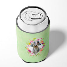 Load image into Gallery viewer, Weimaraner Green Flowers Can or Bottle Hugger CK4351CC