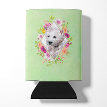Load image into Gallery viewer, West Highland White Terrier Green Flowers Can or Bottle Hugger CK4353CC