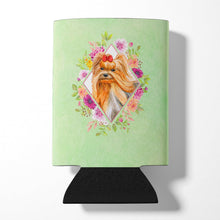 Load image into Gallery viewer, Yorkshire Terrier #2 Green Flowers Can or Bottle Hugger CK4355CC