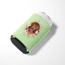 Load image into Gallery viewer, Newfoundland Green Flowers Can or Bottle Hugger CK4381CC