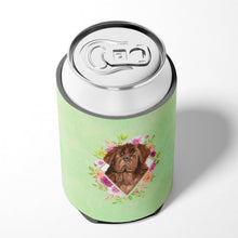 Load image into Gallery viewer, Newfoundland Green Flowers Can or Bottle Hugger CK4381CC