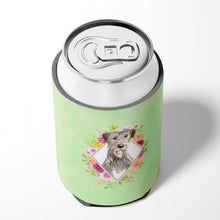 Load image into Gallery viewer, Irish Wolfhound Green Flowers Can or Bottle Hugger CK4391CC