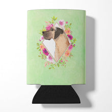 Load image into Gallery viewer, Fawn Great Dane Green Flowers Can or Bottle Hugger CK4394CC