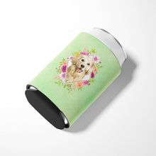 Load image into Gallery viewer, Golden Retriever Green Flowers Can or Bottle Hugger CK4395CC
